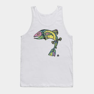 Paisly Trout Design-fish Tank Top